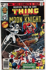 Marvel Two-in-One #52 (1979) Moon Knight [Key Issue]