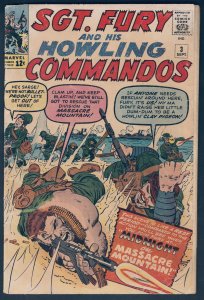 Sgt. Fury #3  (1963) FN-