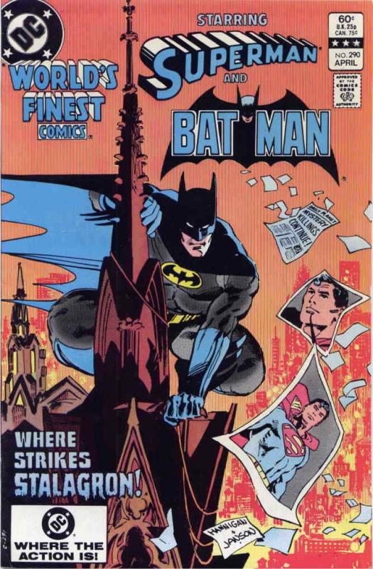 World’s Finest Comics #290 VF/NM; DC | save on shipping - details inside