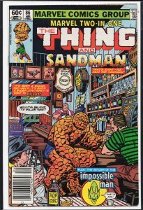 Marvel Two-in-One #86 (1982) The Thing