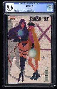 X-Men '92 #3 CGC NM+ 9.6 White Pages