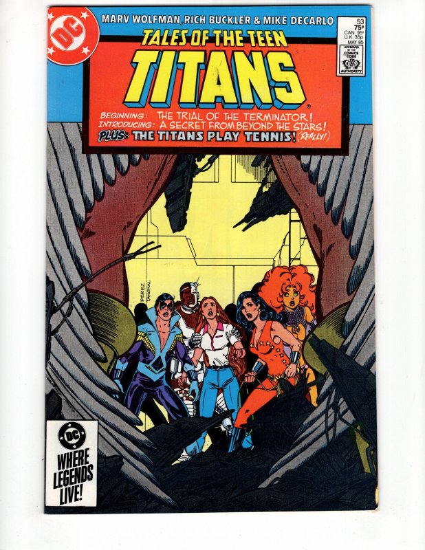 Tales of the Teen Titans #53 (VF/NM) Copper Age DC / ID#902