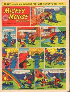 Walt Disney Mickey Mouse Weekly Comics - April 23, 1955 ~ WH