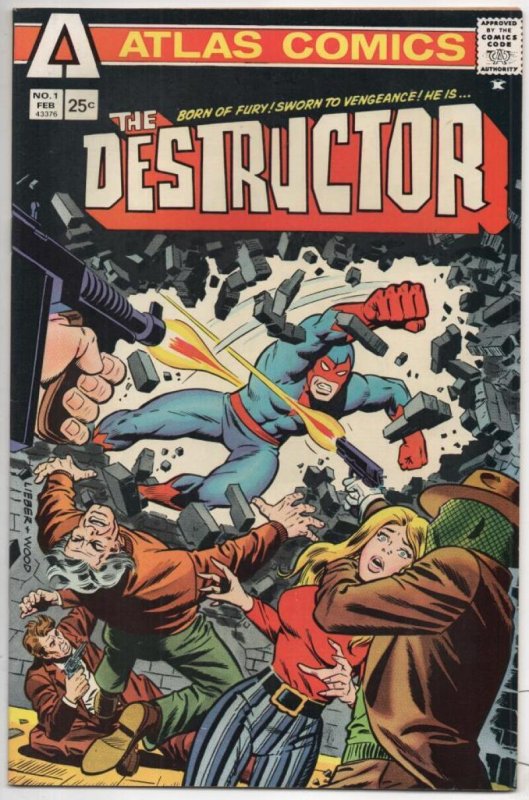 DESTRUCTOR #1 VF/NM,  Wally Wood Steve Ditko, 1975 Atlas more indies in store