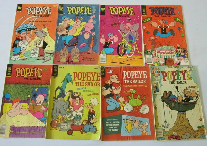 Popeye comic lot 22 different 4.0 VG