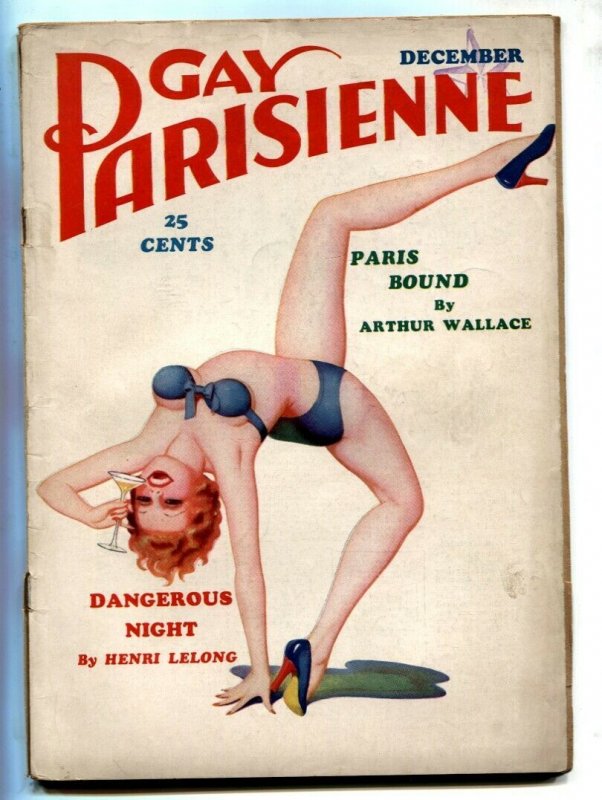 Gay Parisienne Pulp December 1936- Paris Bound- missing photos