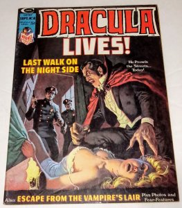 Dracula Lives #8 Bronze Age Horror Magazine Marvel Comics / 002