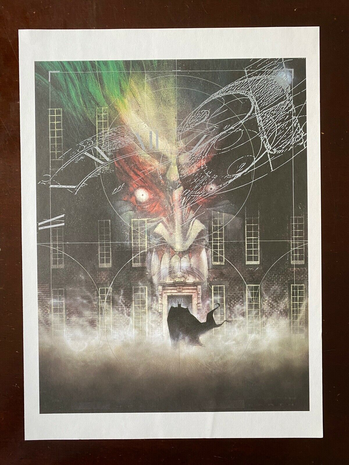 Batman Arkham Asylum Serious House DC Comics poster by Dave McKean ...