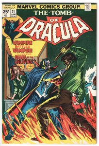 Tomb of Dracula #21 (1974) High grade!