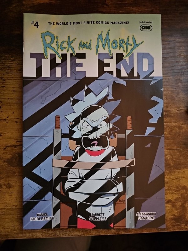 Rick and Morty The End Issues 1 2 3 4 Blank Cover - Five Friggin' Comics