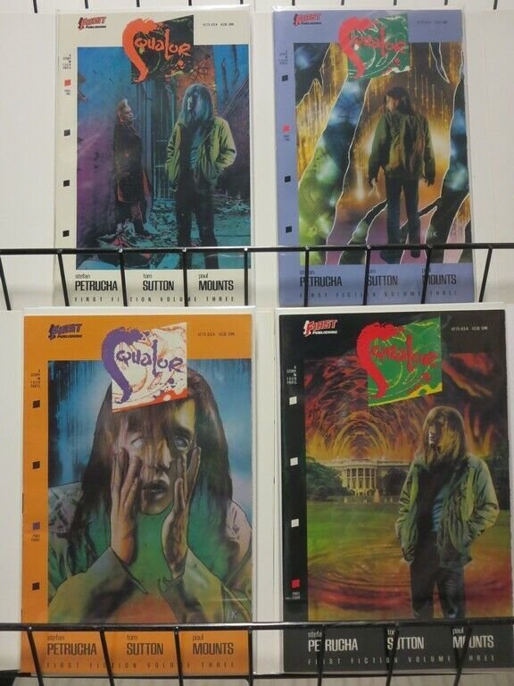 SQUALOR (1989 FS)1-4 STEFAN PETRUCHA's 1st comics work!