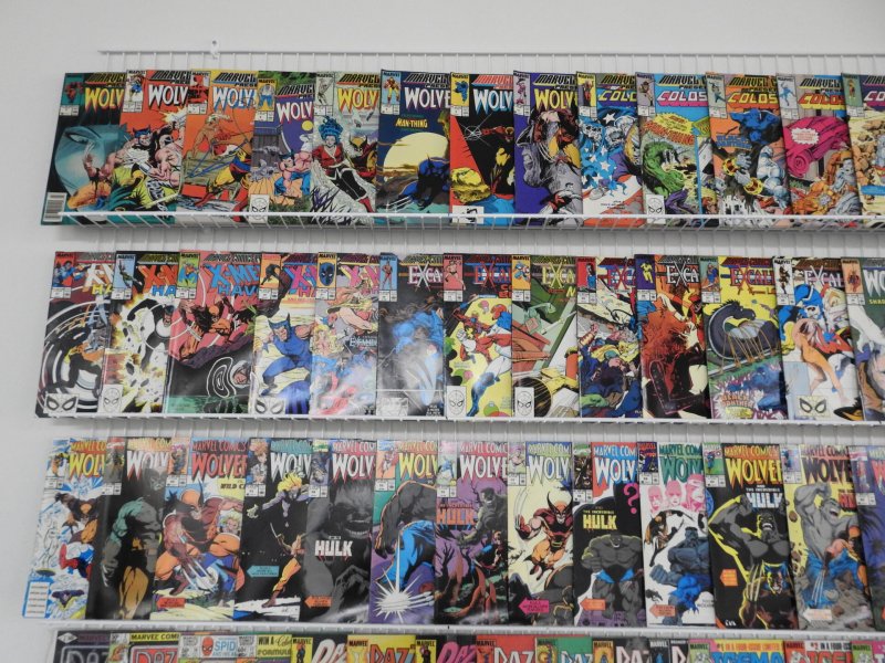Huge Lot 190+ Comics W/ Marvel Comics Presents, Deathlok, Dazzler, +More! Avg FN