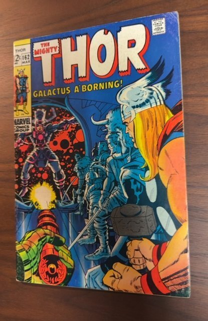 Thor #162 VG- The beginning of the origin of Galactus  (1969)