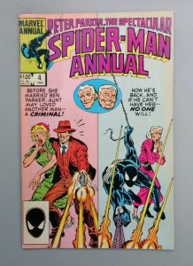 THE SPECTACULAR SPIDER-MAN ANNUAL #4, 1st Iron Cat, Direct Edition, Marvel, 1984