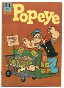 Popeye #65 VINTAGE 1962 Dell Comics