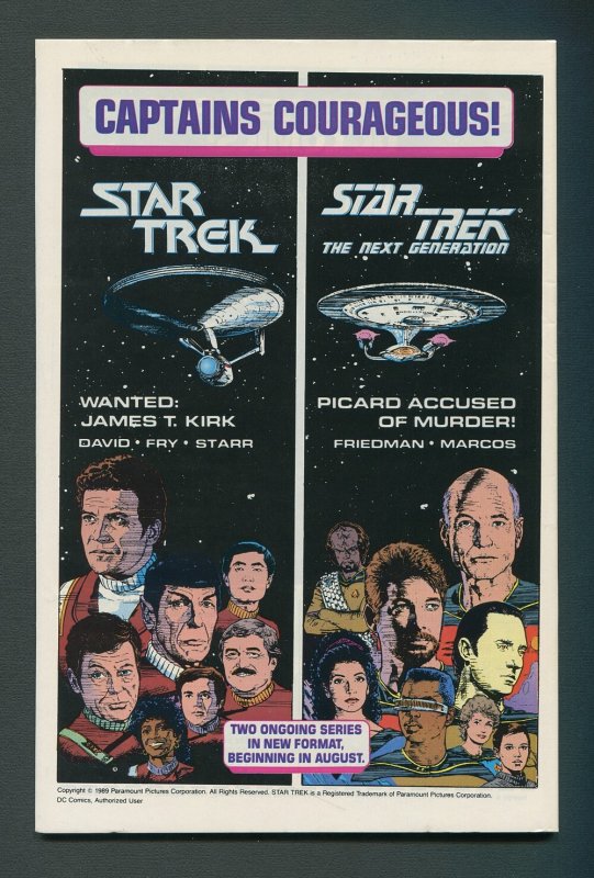 Star Trek Final Frontier Movie Special #1   8.5 VFN+  1989