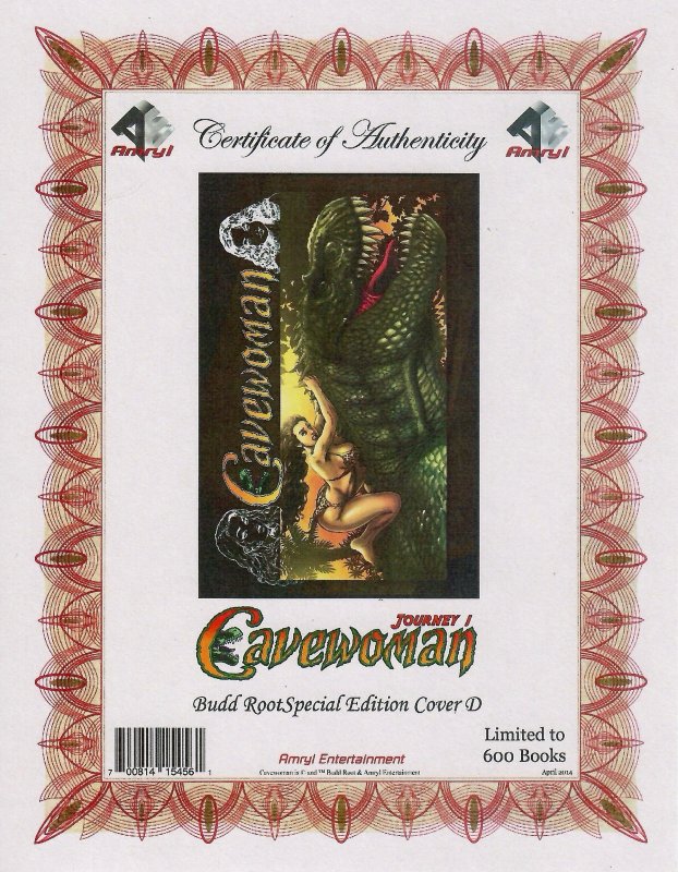 Cavewoman: Journey #1 Cover D - Special Edition Budd Root (2014) New