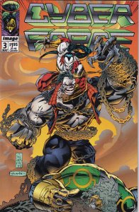Cyber Force #3 VF/NM 1992 Image Comics