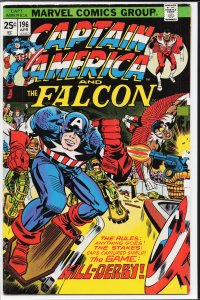 Captain America #196 (1976) Captain America and the Falcon