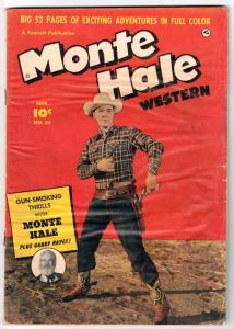 Monte Hale Western 52  strict  VG+ 4.5   Affordable-Grade 1950  ~Gabby Hayes~