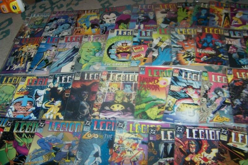 L E G I O N 89 # 1 THRU 48+ #52-70+ANNUALS legion of superheroes  DC COMICS