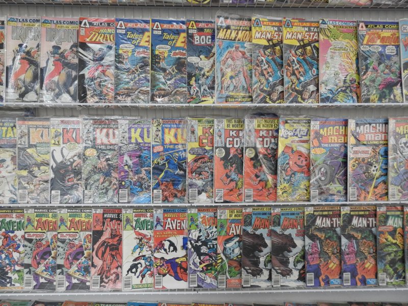 Huge Lot 170+ Comics W/ Man-Thing, Marvel Super Action, +More! Avg FN+ Cond!