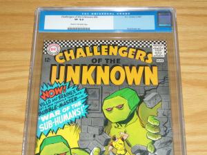 Challengers of the Unknown #54 CGC 8.0 silver age dc comics - bubble-master 1967 