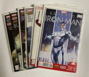 Superior Iron Man 1 2 4 5 6 7 Lot Run Set Near Mint NM HTF Marvel 