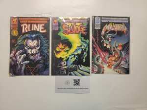 3 Ultraverse Malibu Comic Books #4 6 7 Mantra Sludge Rune 79 LP4