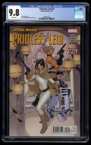Princess Leia (2015) #2 CGC NM/M 9.8 White Pages