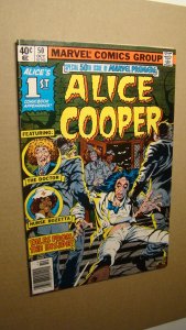 MARVEL PREMIERE 50 *HIGH GRADE* 1ST APPEARANCE ALICE COOPER ROCK&ROLL 1979 JS65