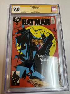 Batman (1988) # 423 (CGC 9.8 WP) Signed Full Todd McFarlane !