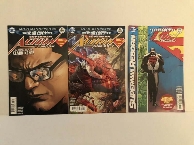 Action Comics #970 - 979  Lot Of 9 Comics No #976