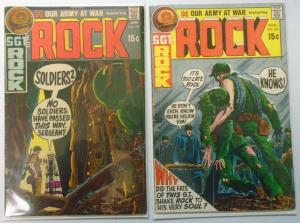 Bronze Age DC War Comics Lot Sgt. Rock From:#227-249, 6 Diff Avg 4.0 (1971+1972)