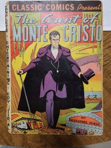 Classic Illustrated Comic No 3 The Count of Monte Cristo HRN 15 1946 Very Rare!