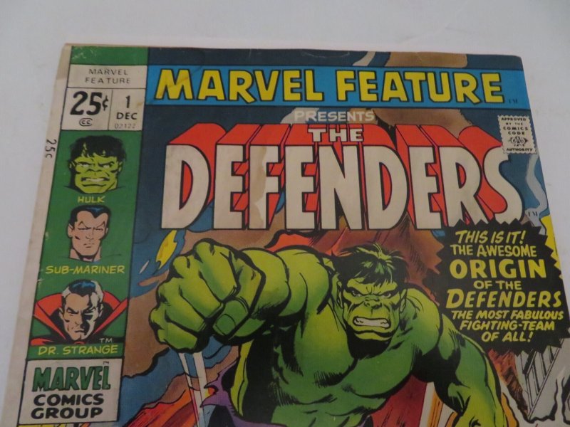 Defenders: Marvel Feature #1: Facsimile Edition (1971) Comic Book Fr 1.0