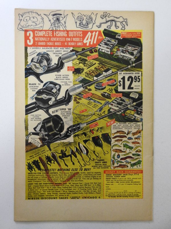 Captain Atom #87 (1967) VG Condition ink on front/back cover