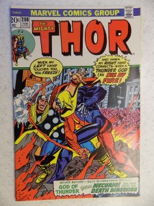 THE MIGHTY THOR # 208 MARVEL GODS JOURNEY ACTION ADVENTURE