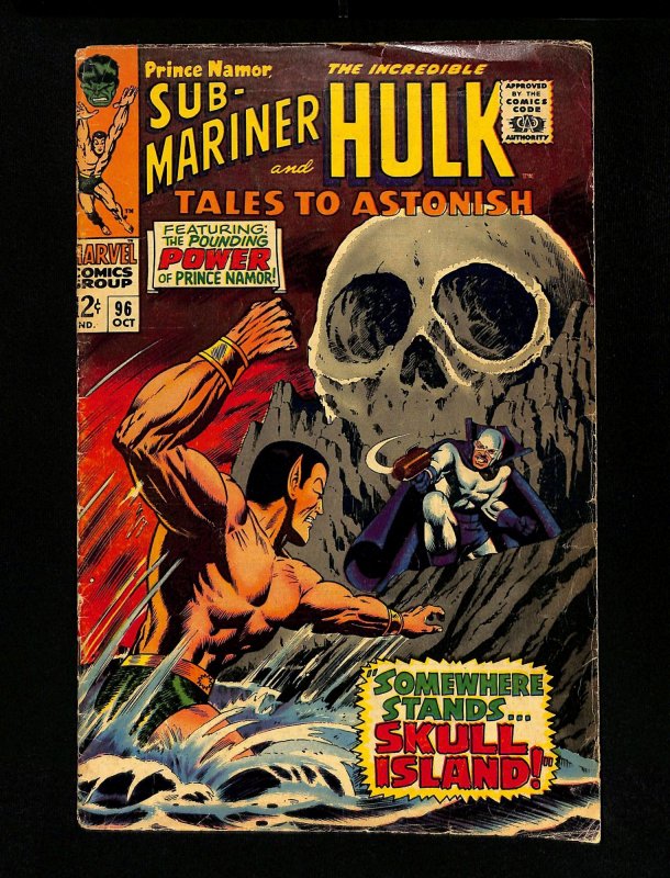 Tales To Astonish #96 Sub Mariner! Hulk! Silver Age!