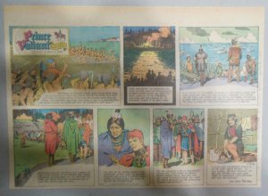 Prince Valiant Sunday #1510 by Hal Foster from 1/16/1966 Half Full Page Size !