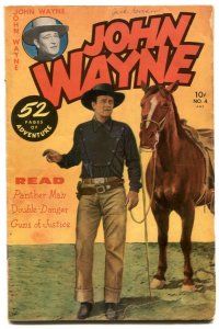 John Wayne Adventure #4 1950- FRAZETTA- Sitting Bull VG+