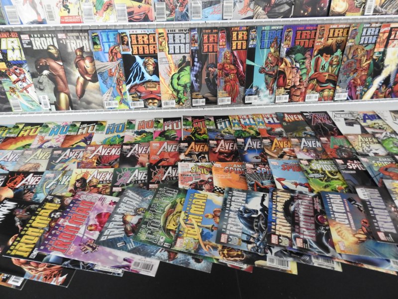 Huge Lot 210+ Comics W/ Spider-Man, Iron Man, Daredevil, +More! Avg FN+ Cond!