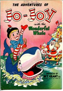 Adventures of Jo-Joy 1954-W.T. Grant Co.-Santa Claus-Whale-Christmas-VF-