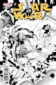 STAR WARS #3 JOHN CASSADAY SKETCH COVER NM.