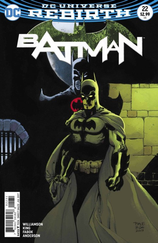 Batman (2016) #22 NM Tim Sale Variant Cover The Button Part Three