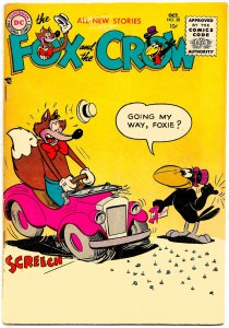 FOX AND THE CROW #28 (Oct 1955) 5.0 VG/FN  36 Pages of Madcap Jim Davis Hijinx!