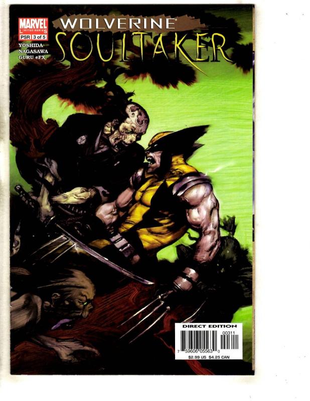 Wolverine Soultaker Complete Marvel Comics LTD Series # 1 2 3 4 5 X-Men CR58