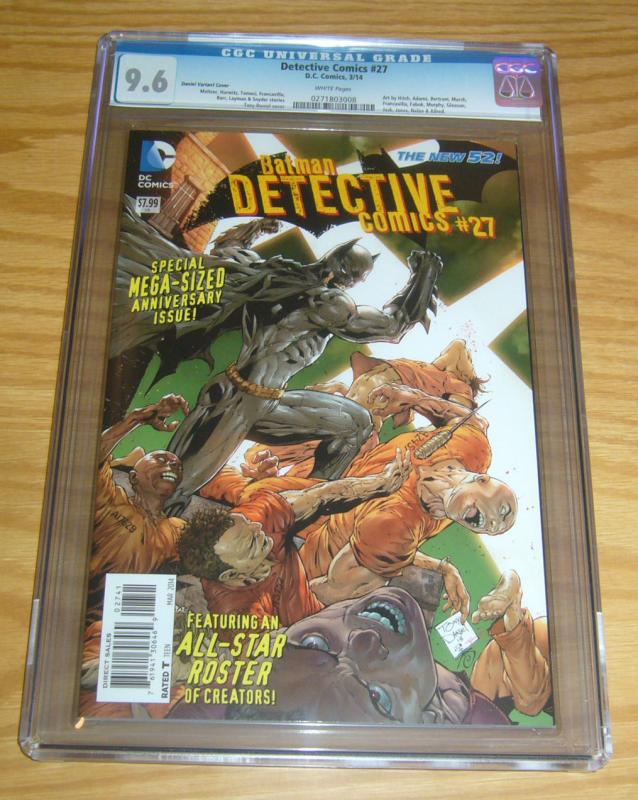 Detective Comics #27 CGC 9.6 tony daniel variant - dc new 52 - batman 2014