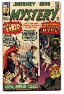 JOURNEY INTO MYSTERY #99-SILVER AGE MARVEL--THOR--MISTER HYDE-JACK KIRBY vg