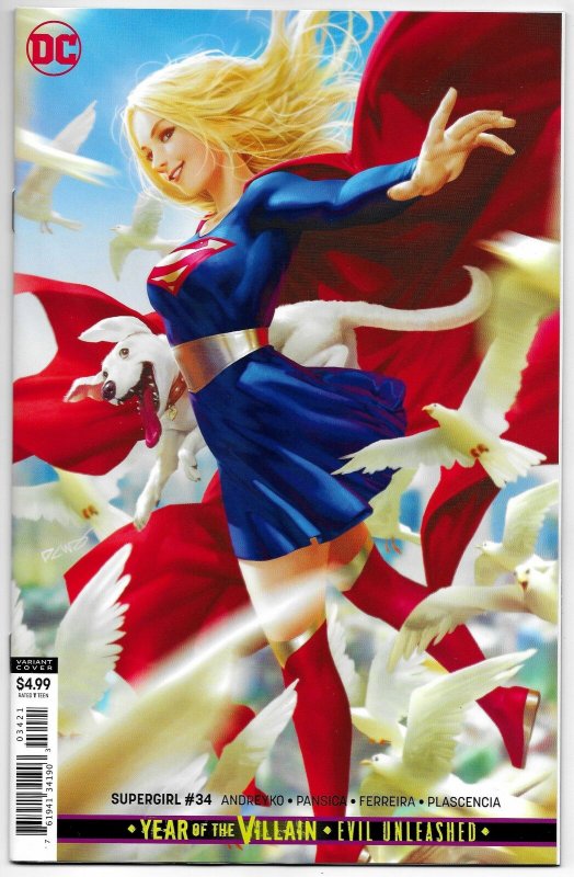 Supergirl #34 Chew Card Stock Variant (DC, 2019) NM